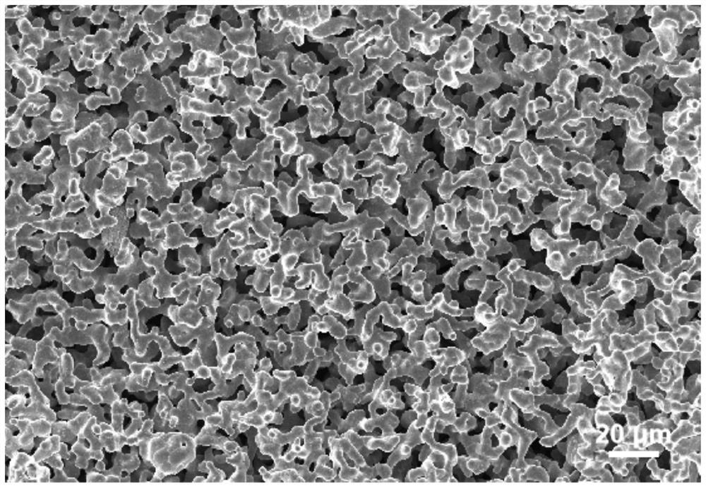 Preparation method of micron-aperture foamy copper