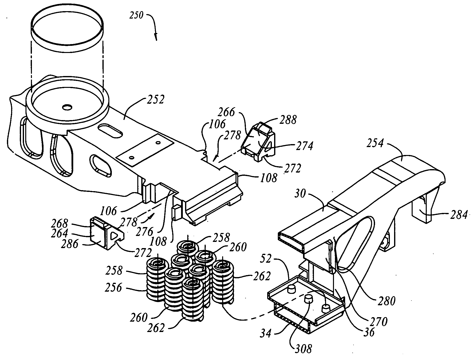 Rail road car truck and fittings therefor