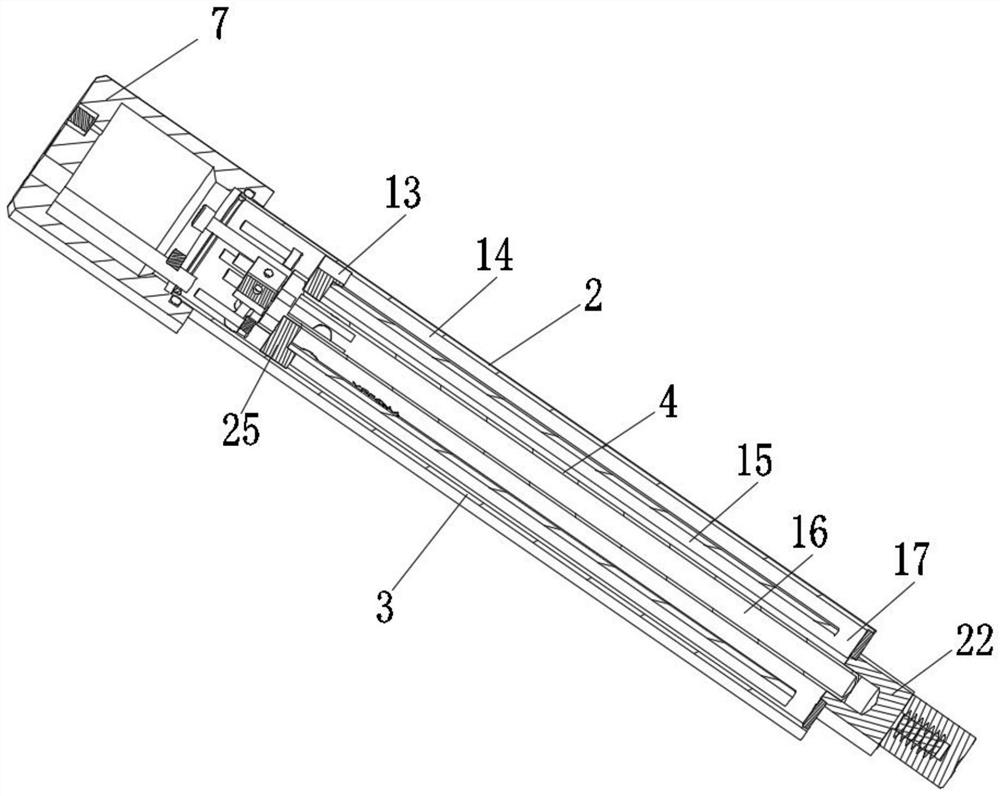 Heating pipe device of hot air seam sealing machine