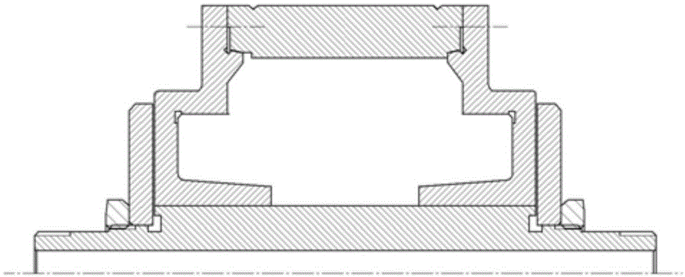 High-stability, impact-resistant and vibration-resistant floater structure of liquid floated gyroscope for ships