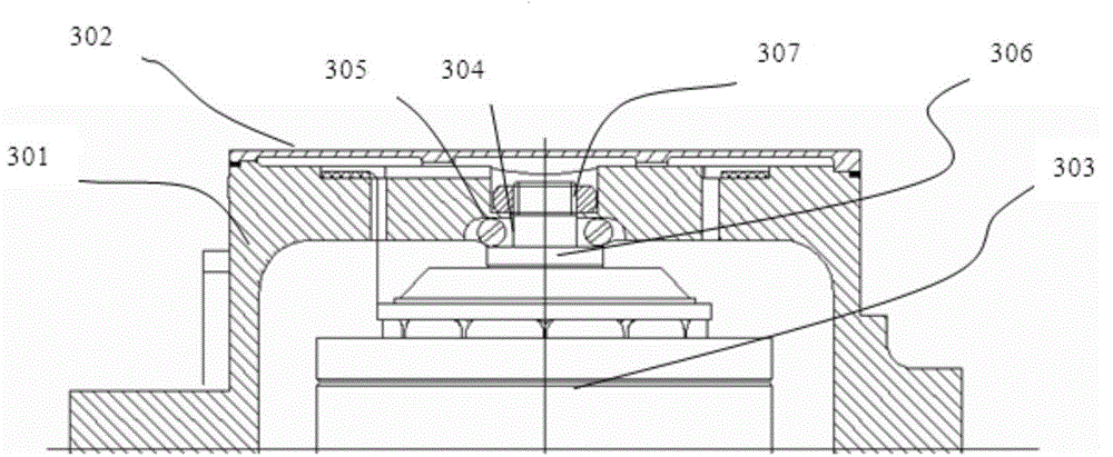 High-stability, impact-resistant and vibration-resistant floater structure of liquid floated gyroscope for ships