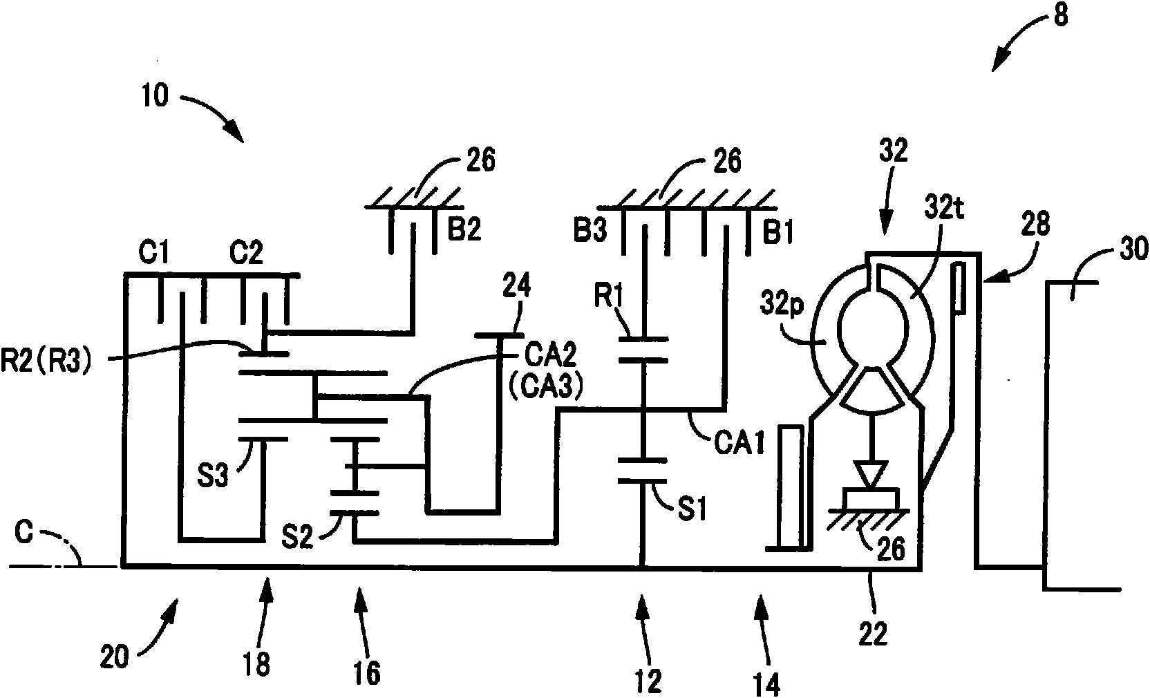 Hydraulic control device for lockup clutch