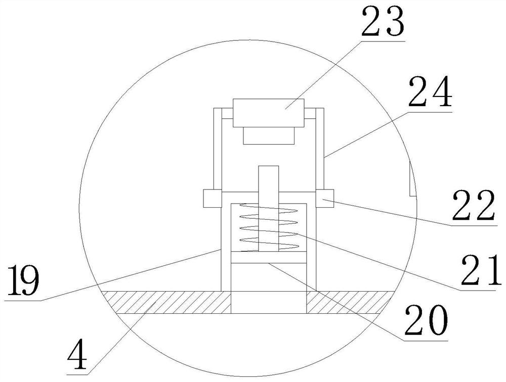 Leakage-proof testing device for heating and ventilation pipeline