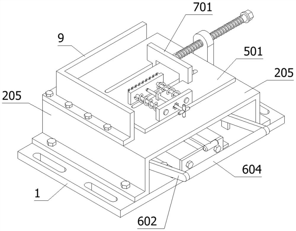 Positioning and clamping tool for aircraft part machining