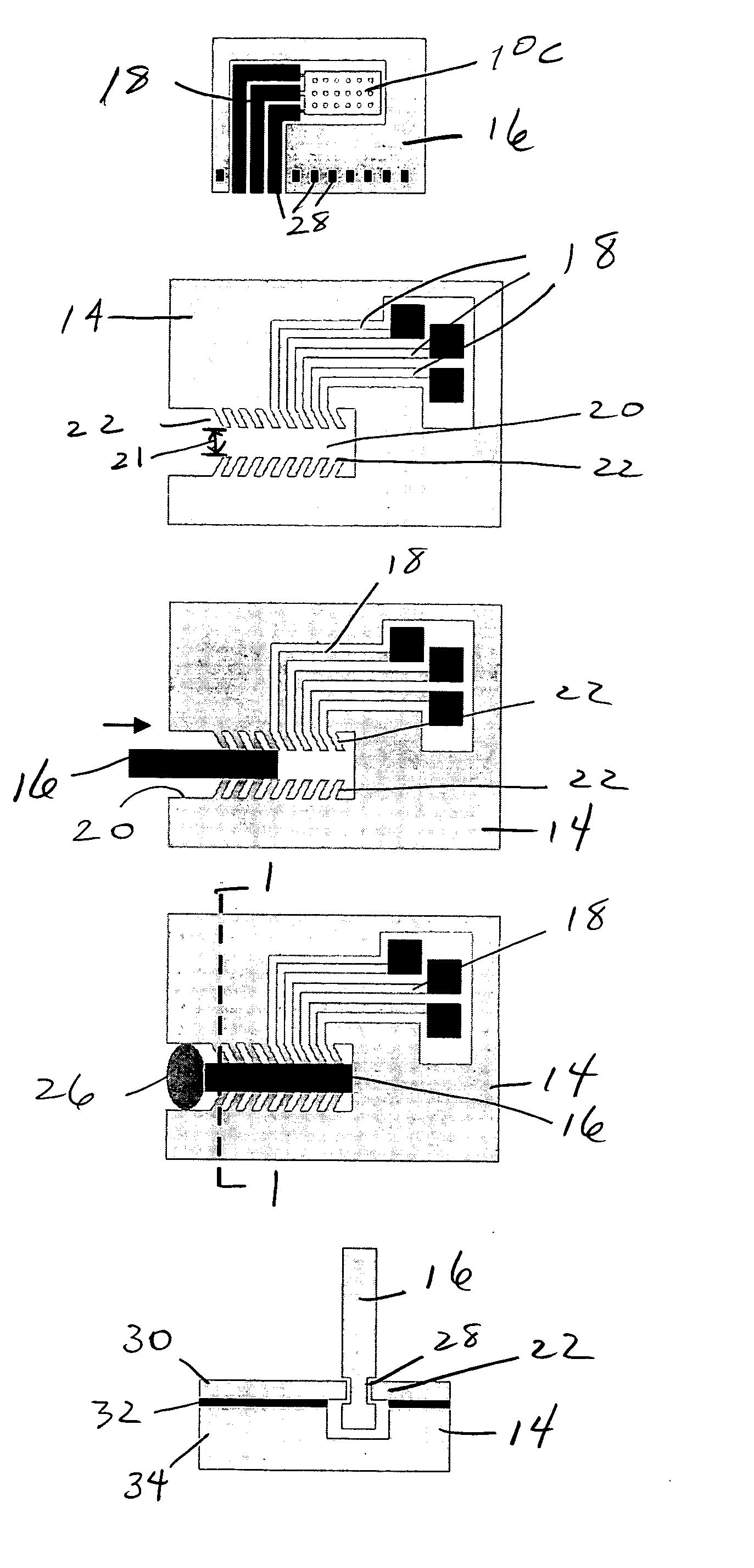 Assembly process for out-of-plane MEMS and three-axis sensors