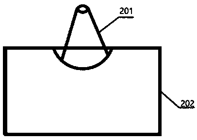 Heading machine utilizing pressurized air to break rock and heading method of heading machine