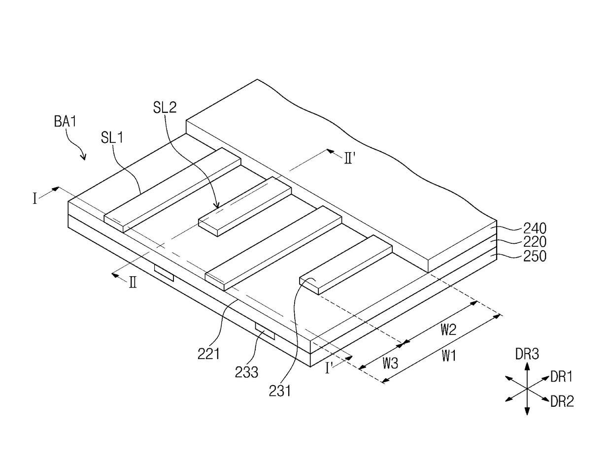 Chip-on-film (COF) package, COF package array including the same, and display device including the same