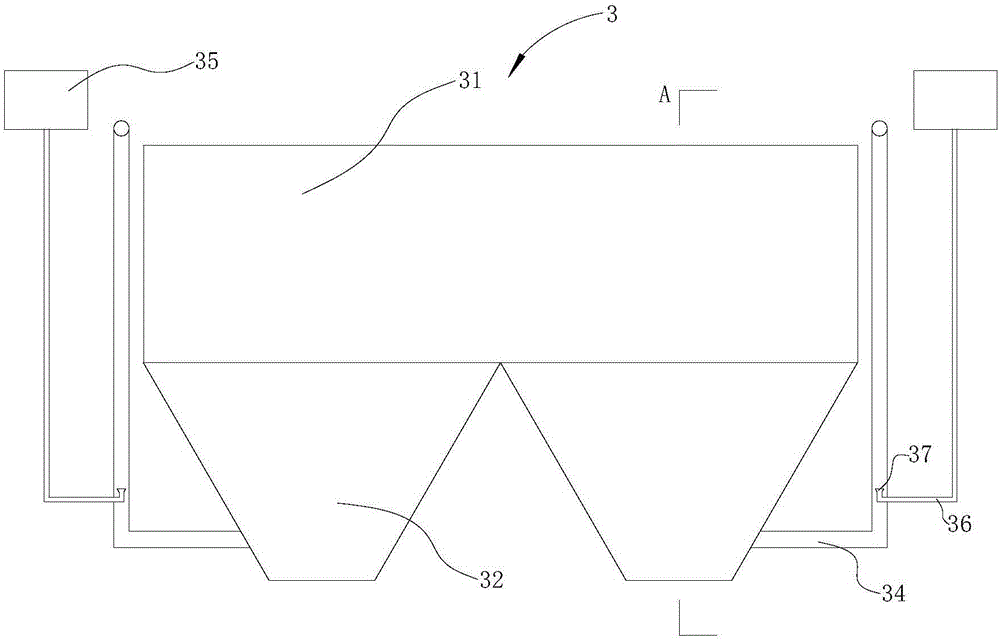 Immersion-type precipitation device and precipitation system