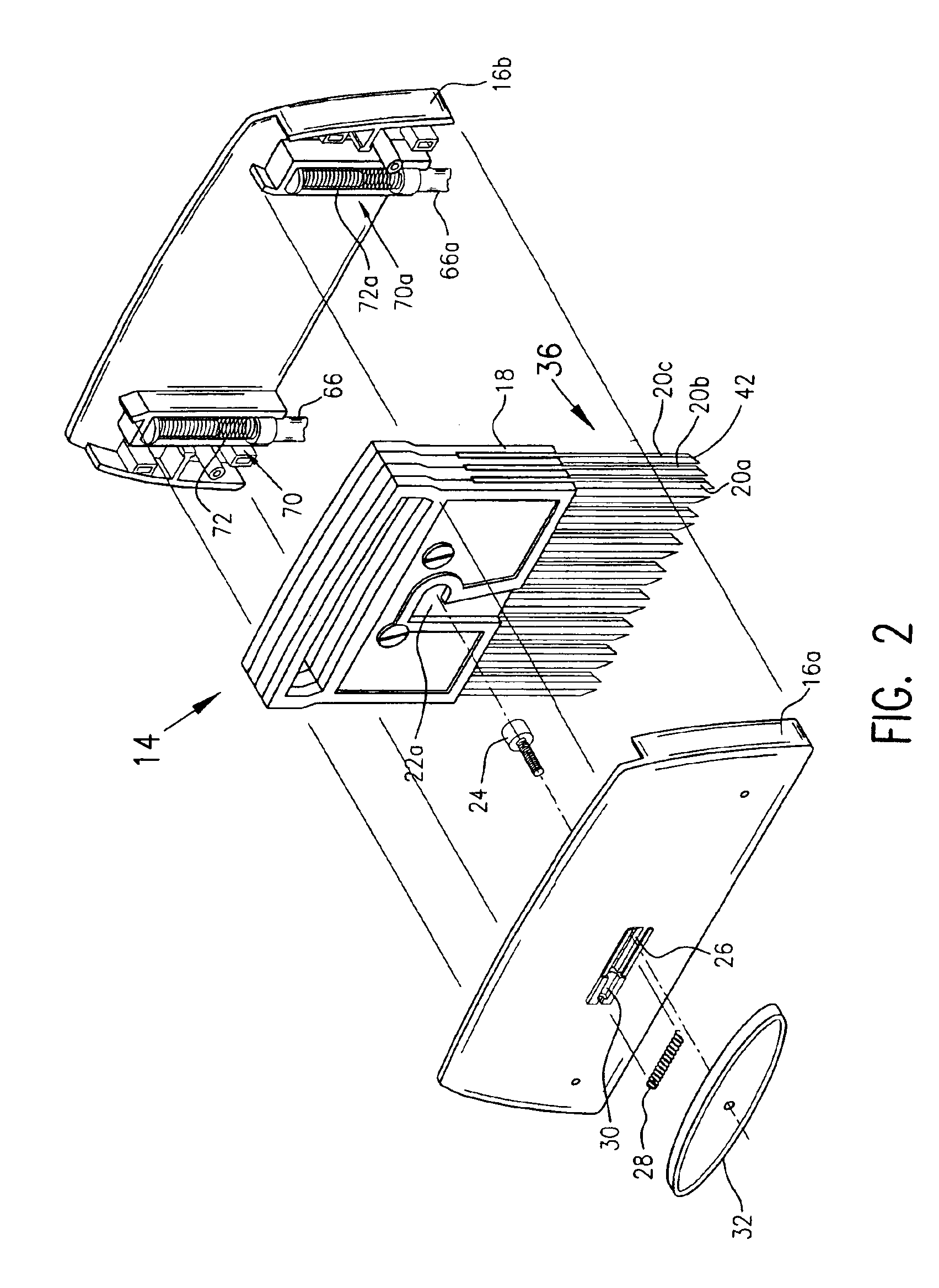 Food processor with removable blade cartridge