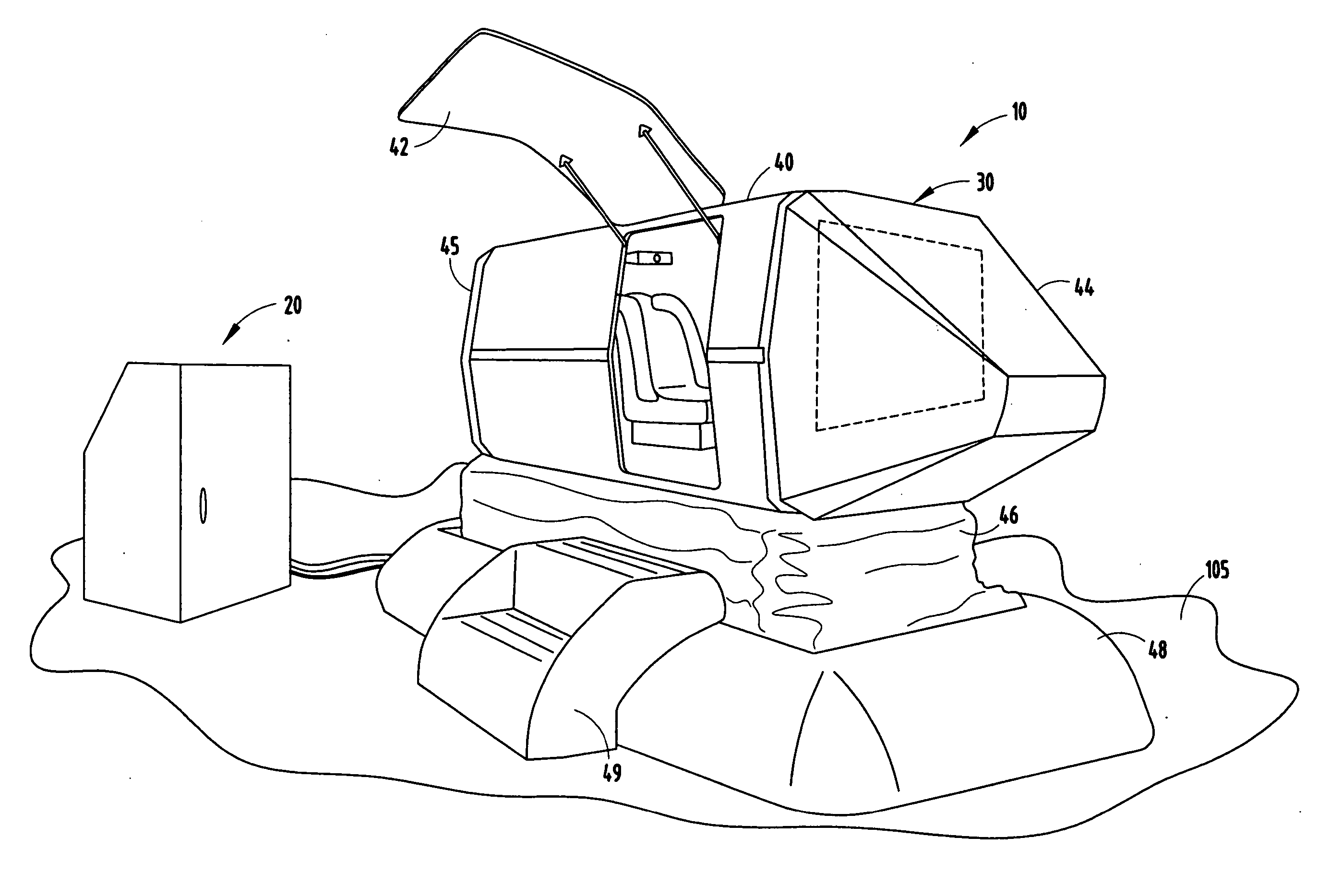 Interactive motion simulator