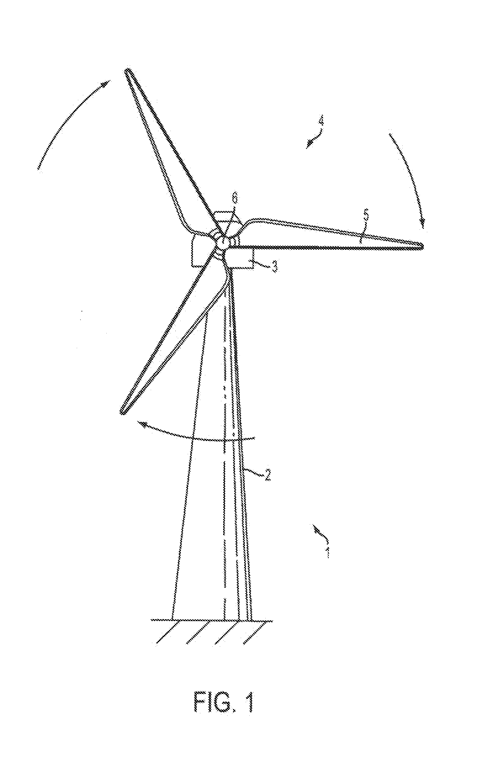 Wind turbine blade vibration detection and radar calibration