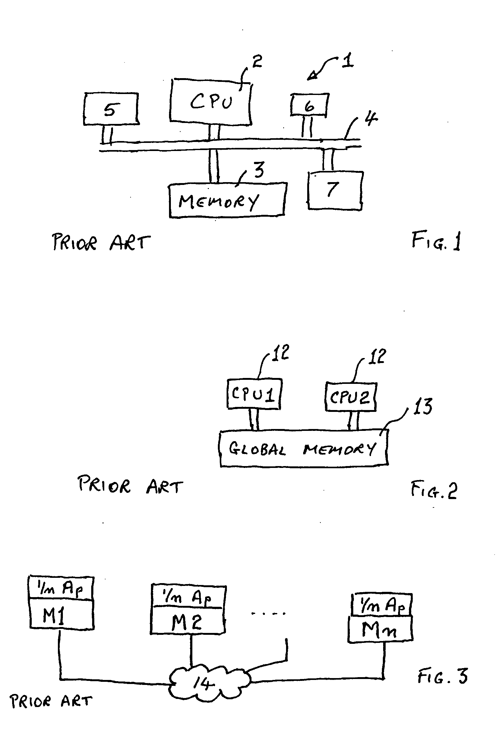 Multiple computer architecture with synchronization