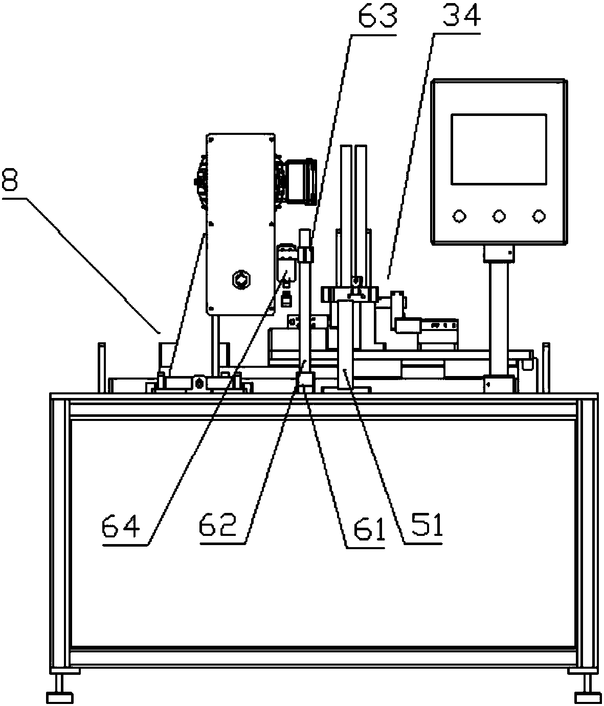 Oblique tongue oblique breaking device