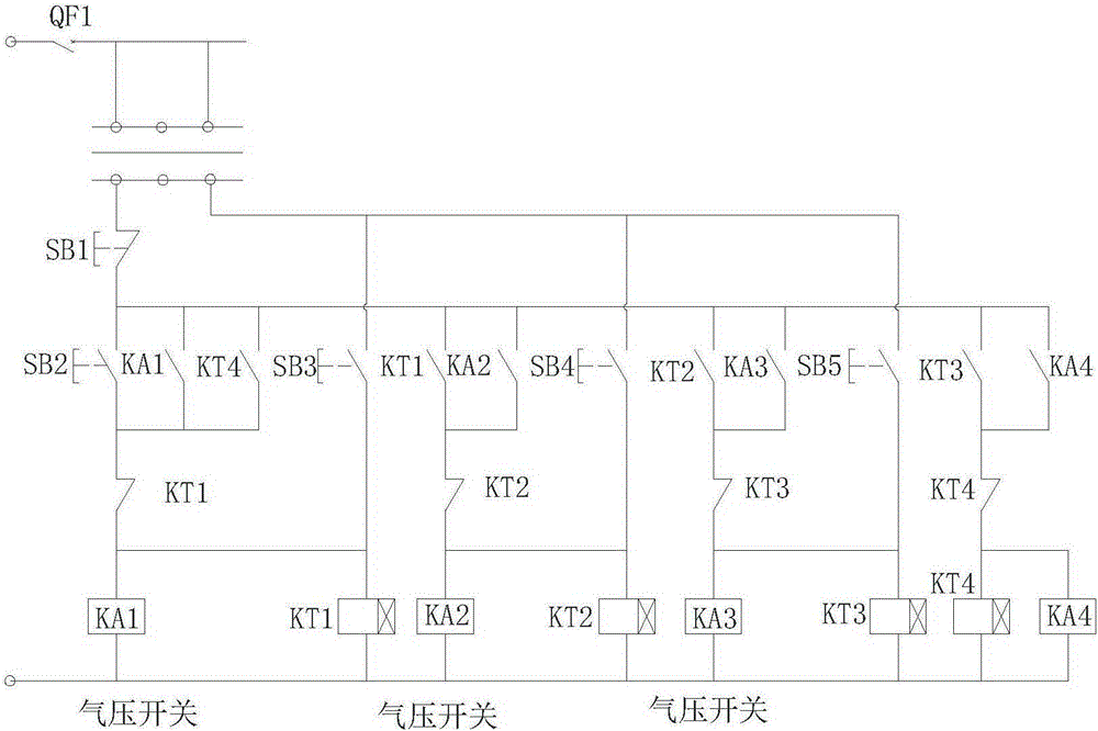 Automatic arch breaking device for ammonium nitrate fuel oil explosive mixing and charging vehicle