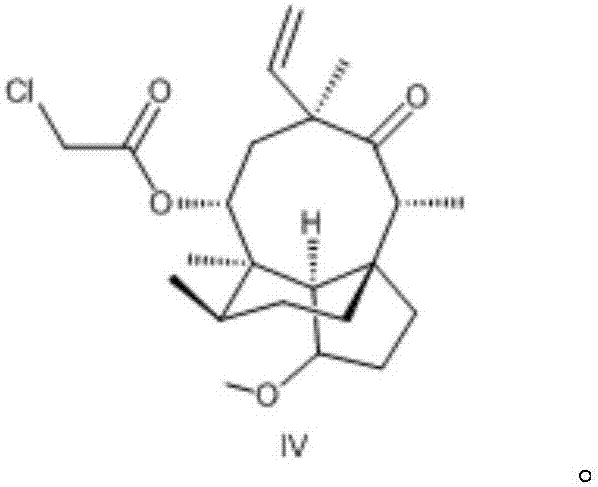 Novel method for preparing external-use antibiotic drug retapamulin