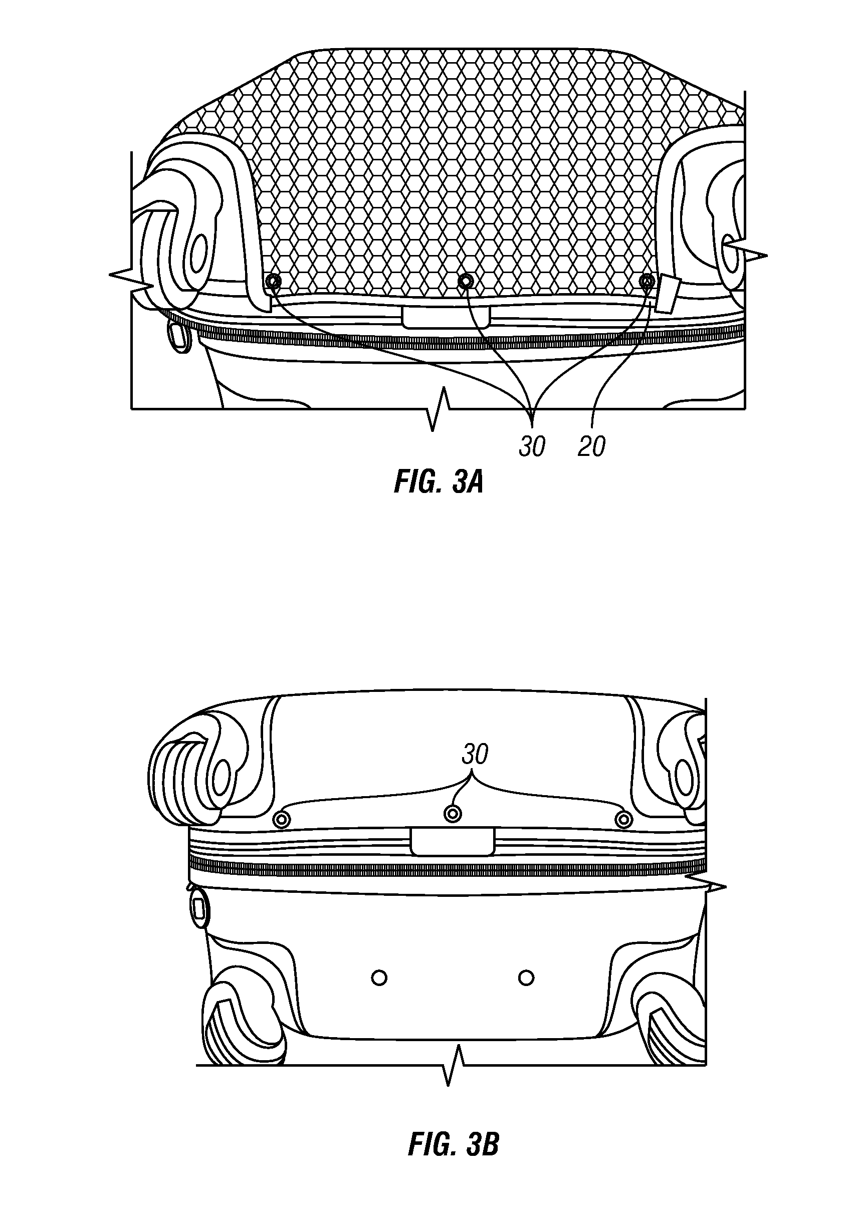 Luggage with detachable pocket