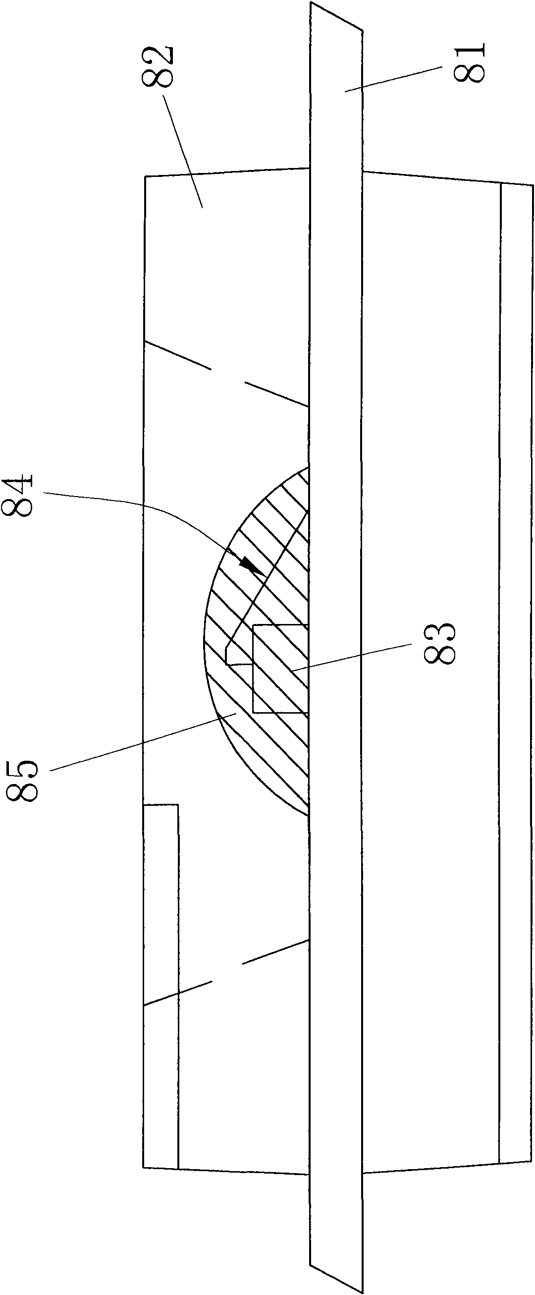 Forming method for uniformly distributing fluorescer on light-emitting diode