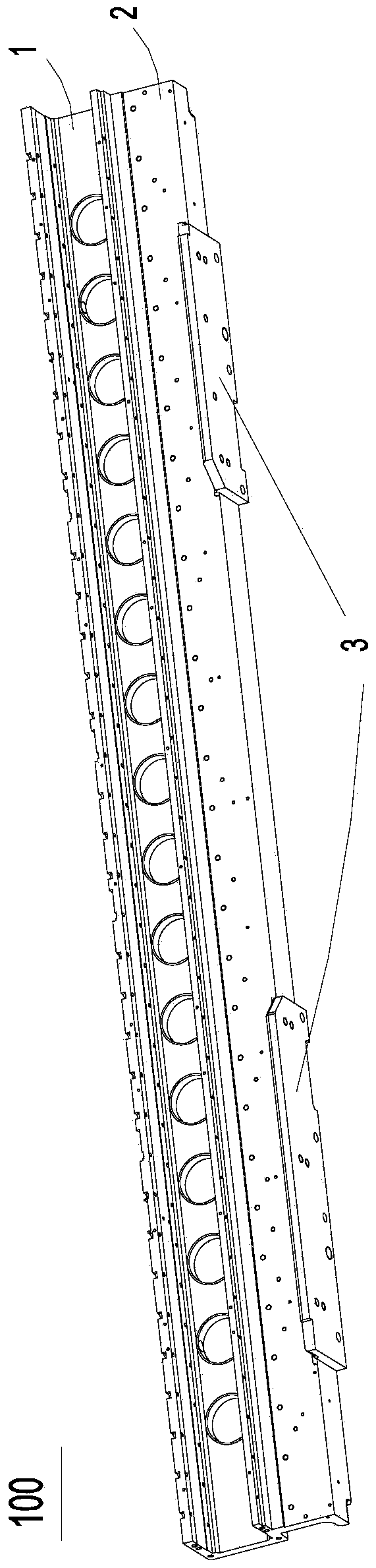 Method of machining guide seat of placement machine with gantry pentahedron CNC machine tool