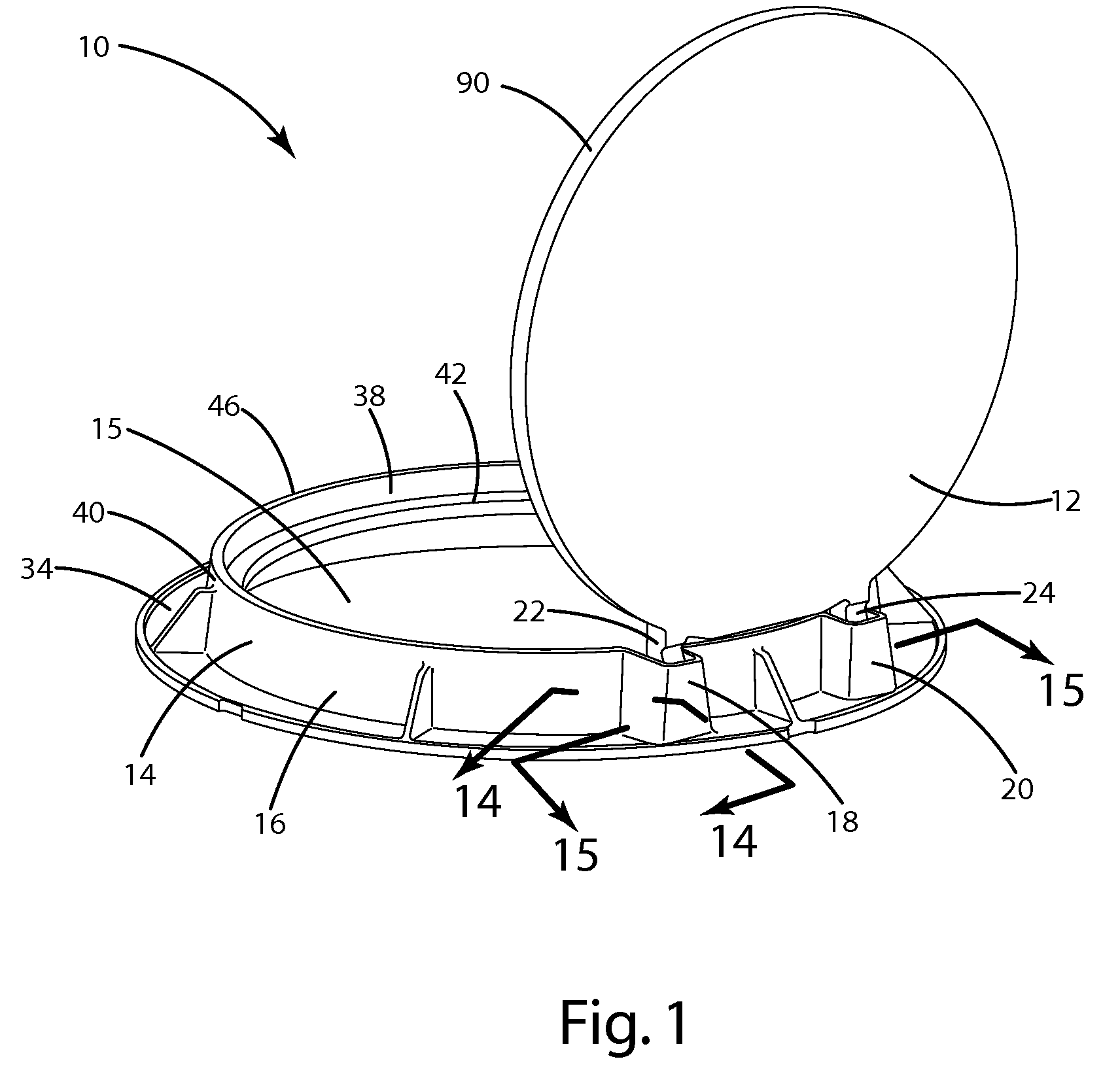 Manhole cover hinge assembly