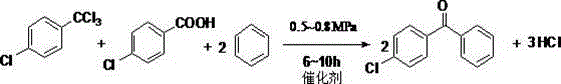 Method for preparing p-chlorodiphenyl ketone