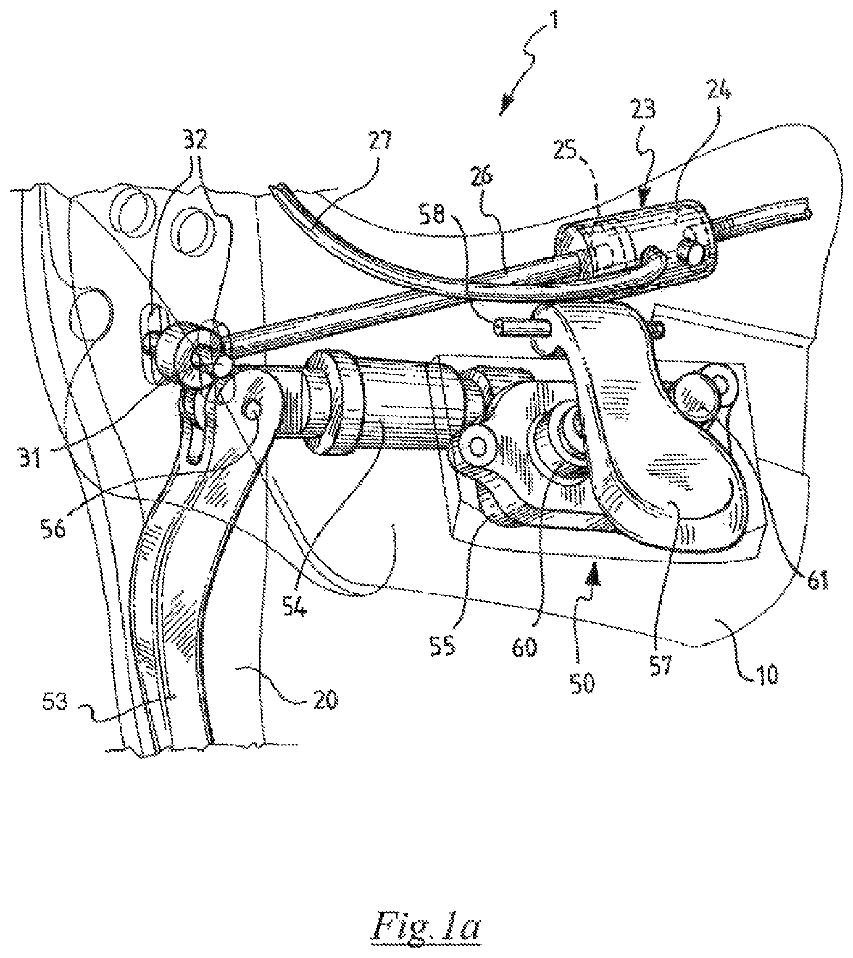 Integrated drive for bicycle handlebars