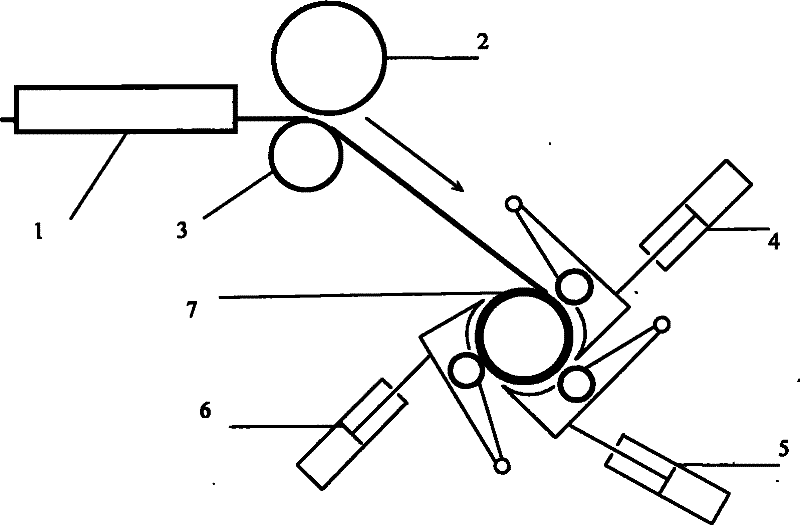 Method for calculating and locating strip steel head of automatic stepping system of hot continuous rolling coiling machine