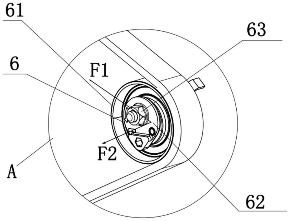 Testing device for belt deviation test