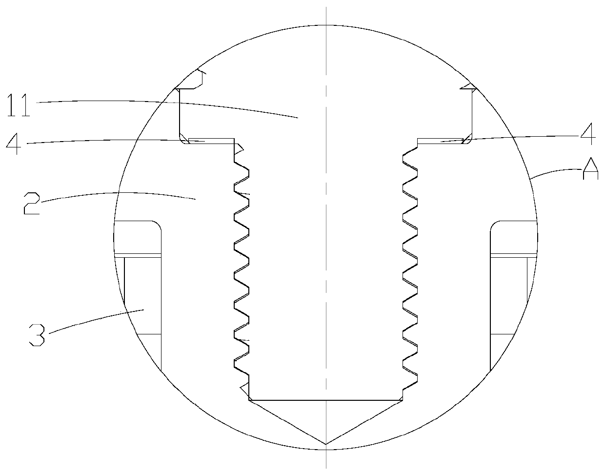 Load terminal of high-voltage direct current (DC) relay