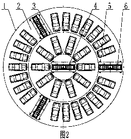 Circular-plane movable stereoscopic garage