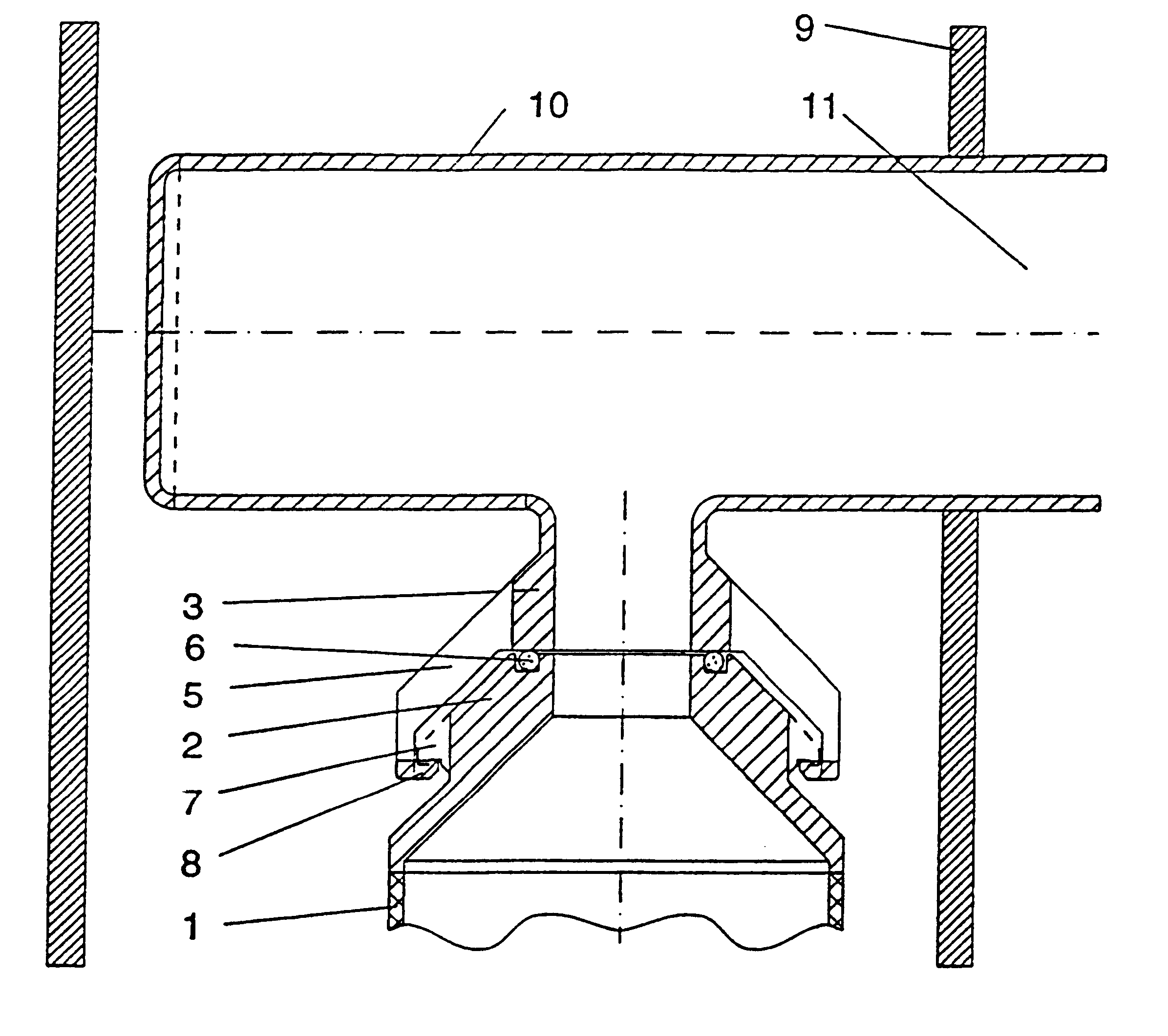 Candle filter elements and method for fixing same in a pressure vessel