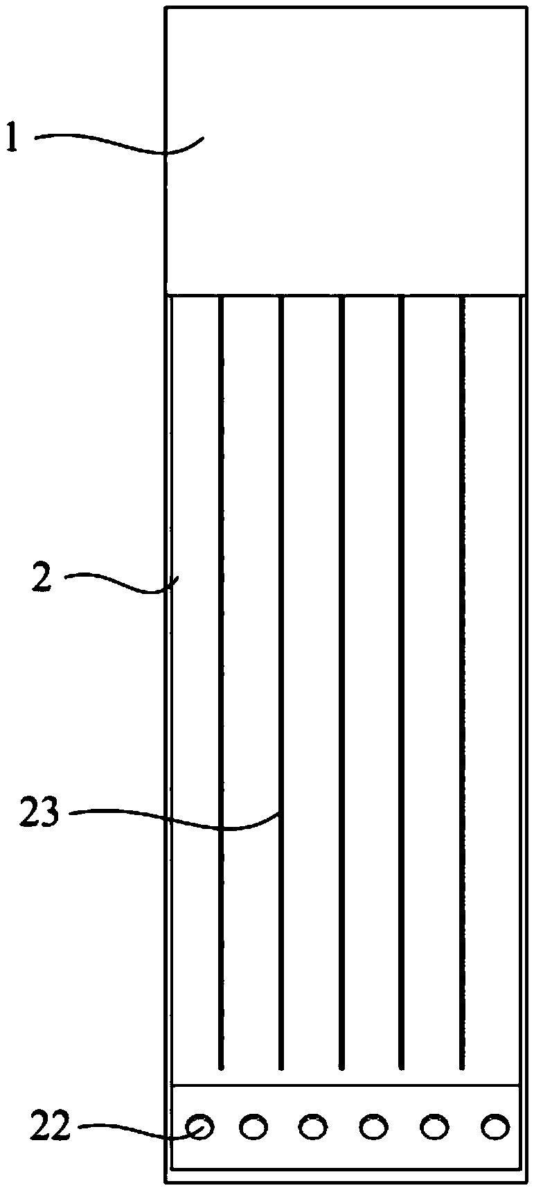 Electrolyte guiding device and storage battery