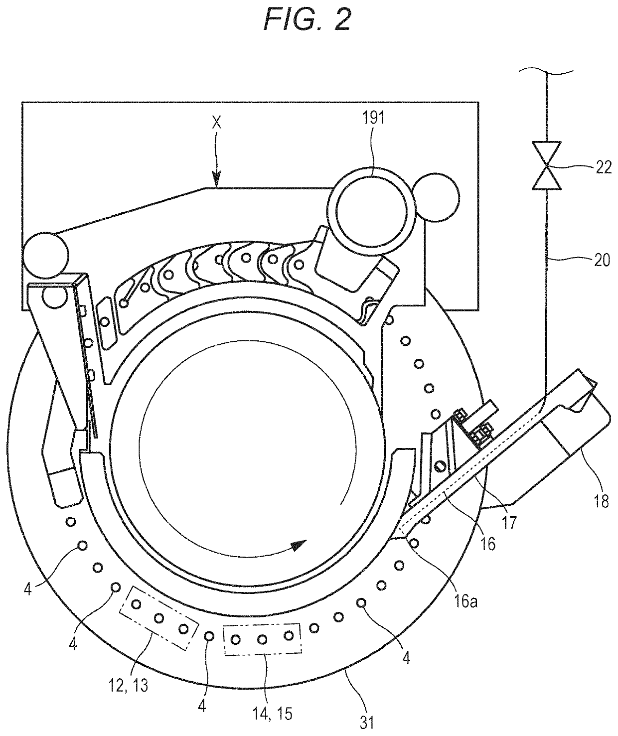 Powdery-material feeding device and powdery-material feeding method