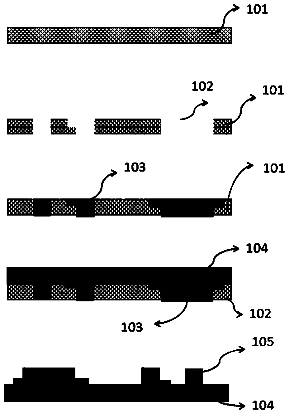 Three-dimensional conductive circuit and preparation method thereof