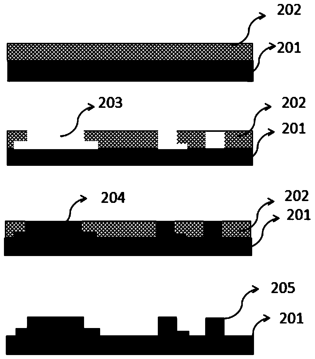 Three-dimensional conductive circuit and preparation method thereof