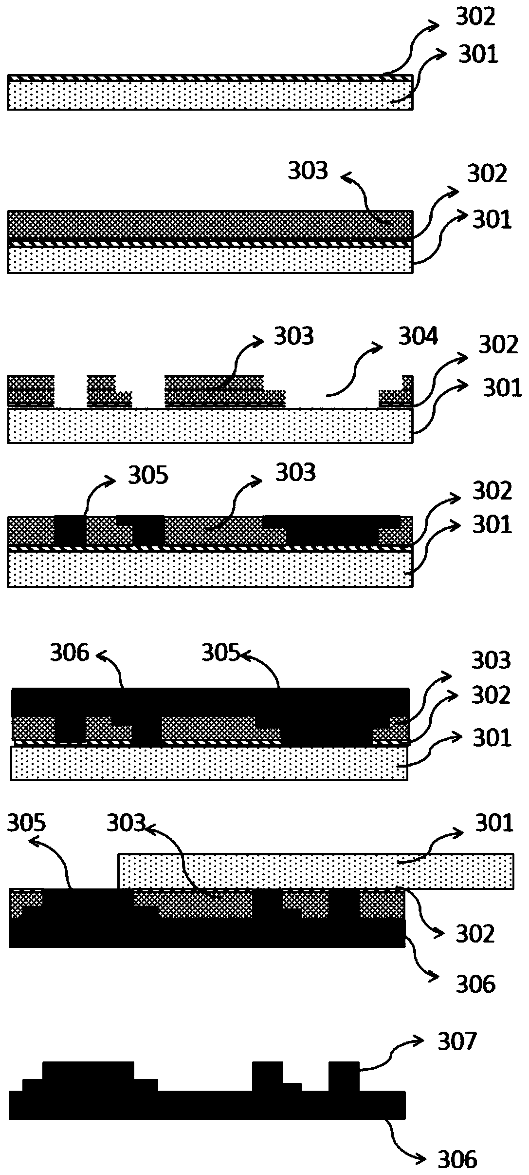 Three-dimensional conductive circuit and preparation method thereof