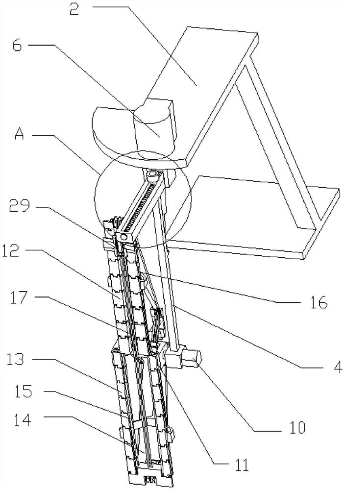 A pruning device for road greening