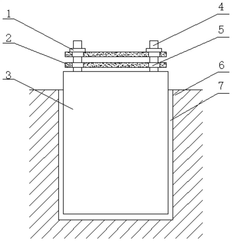 Large-diameter high-strength special stabilized steel bar anchoring connection method foundation pile uplift construction method