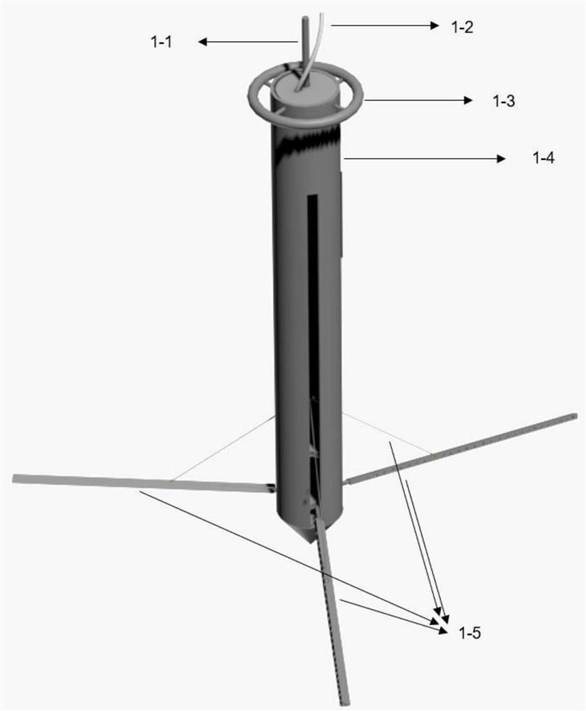 Underground slurry paving device with turning screw blade combination