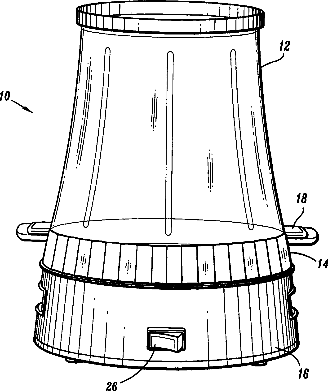 Puffed corn machine