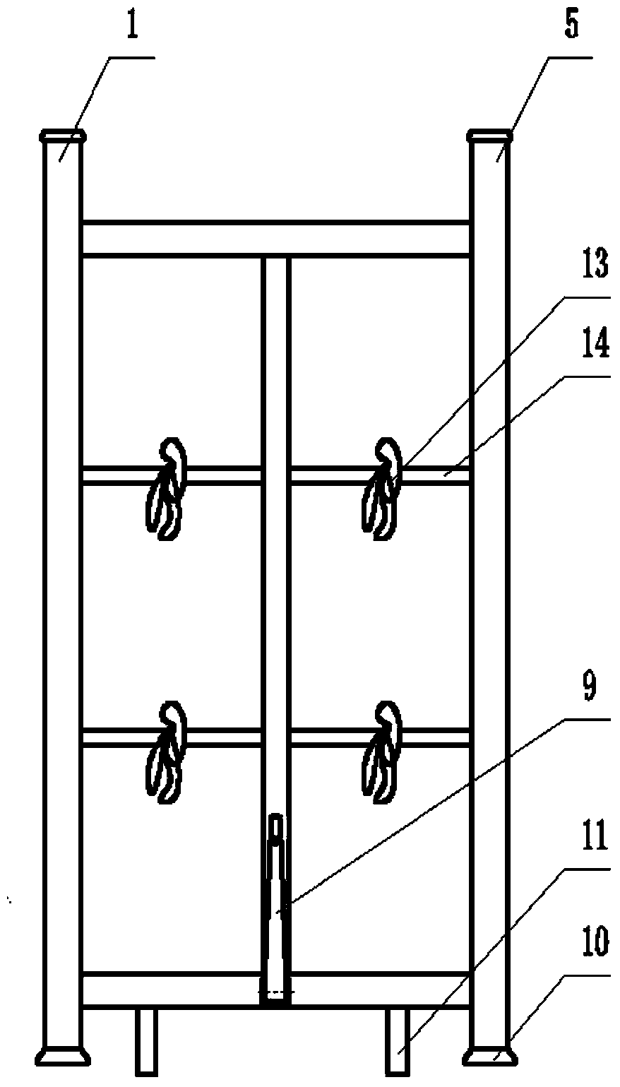 Transferring vehicle of engine hoods of automobile