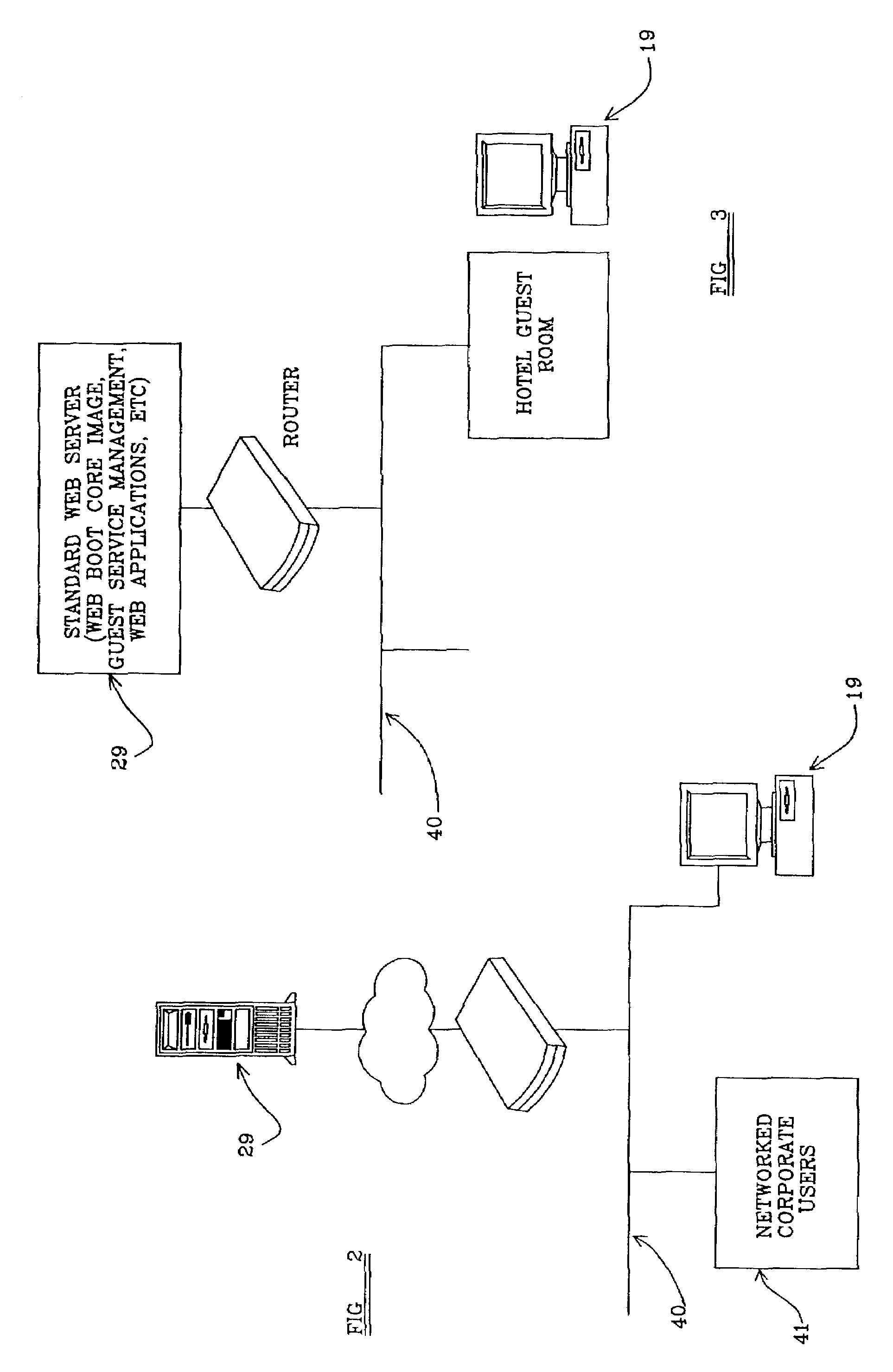 Boot process for a computer, a boot ROM and a computer having a boot ROM