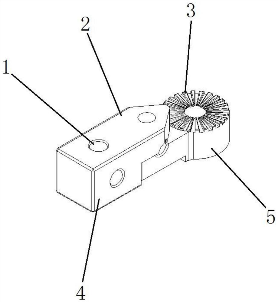 Multi-angle three-dimensional connecting structure