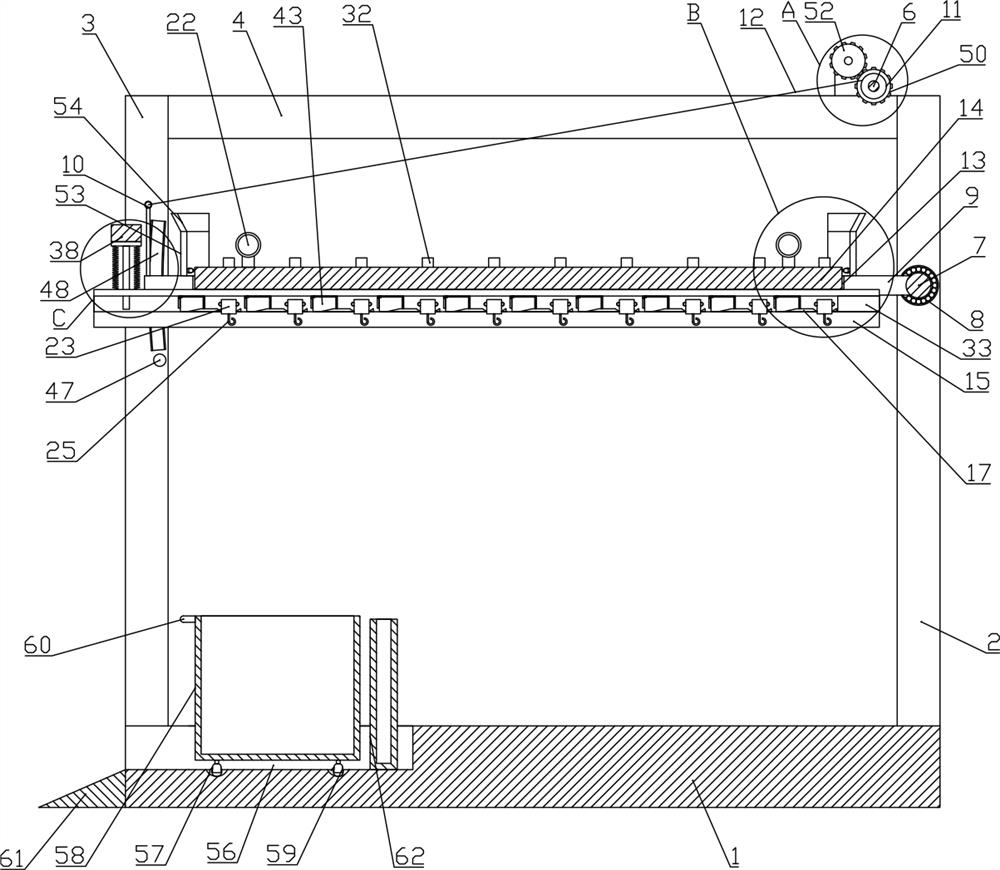 Hoisting device for iron accessory galvanization