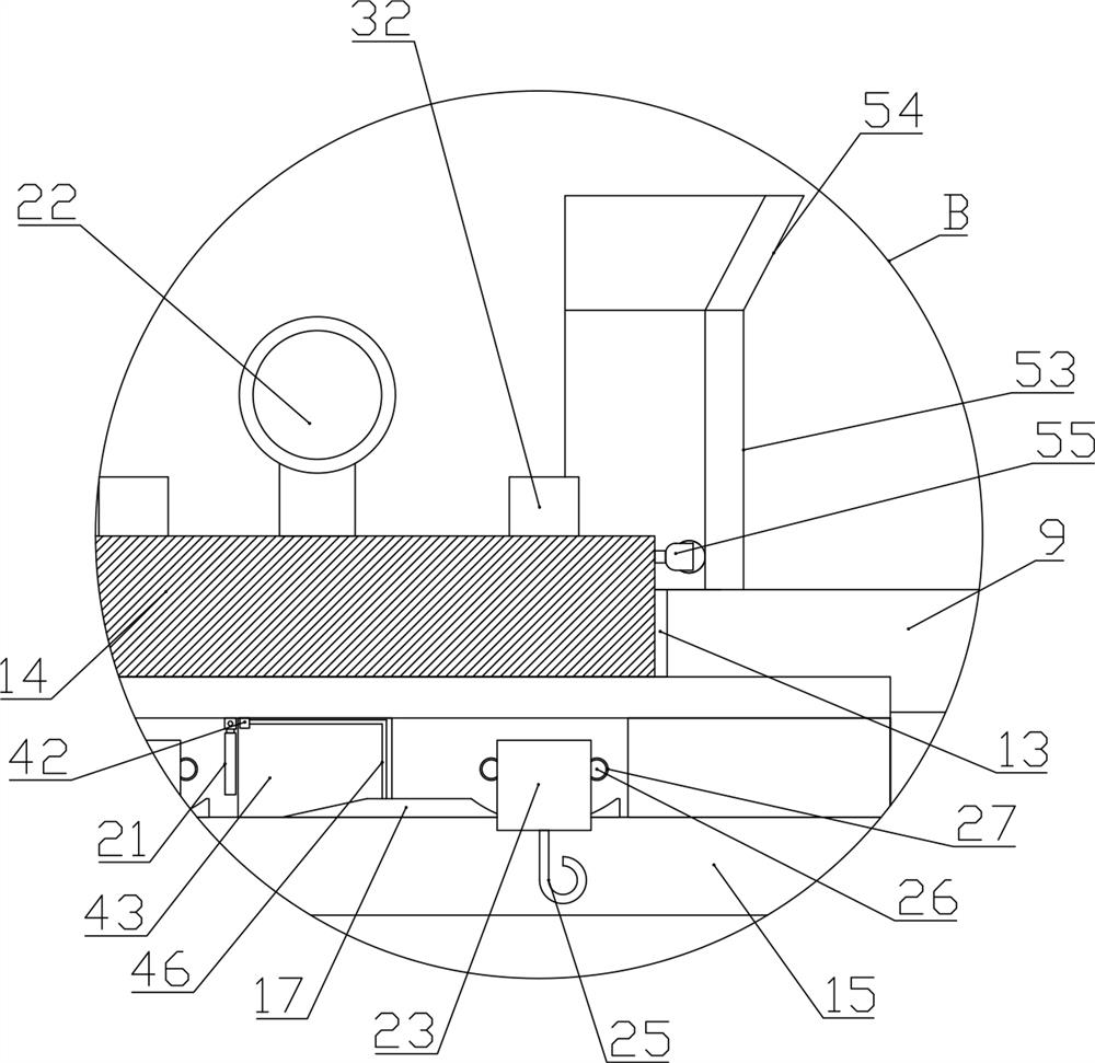 Hoisting device for iron accessory galvanization