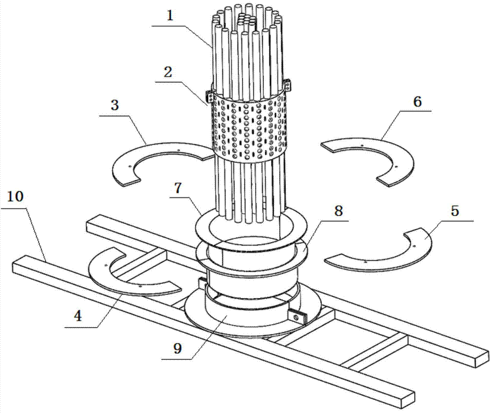 Novel cable protection system for twisted cable for wind electricity