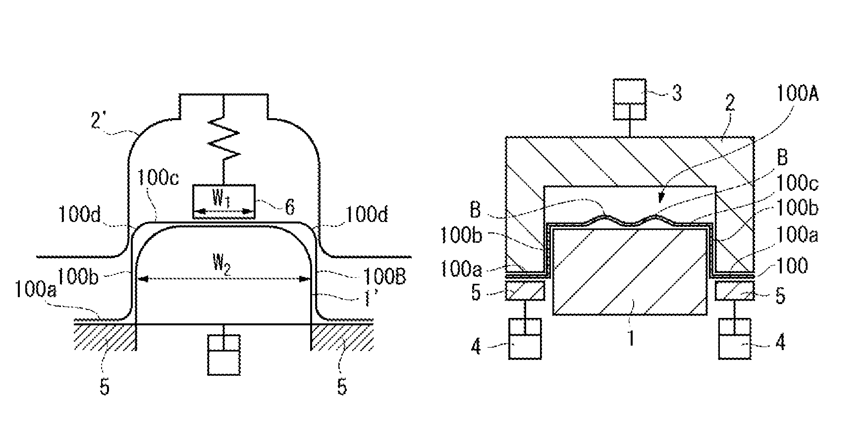 Press forming method and vehicle component