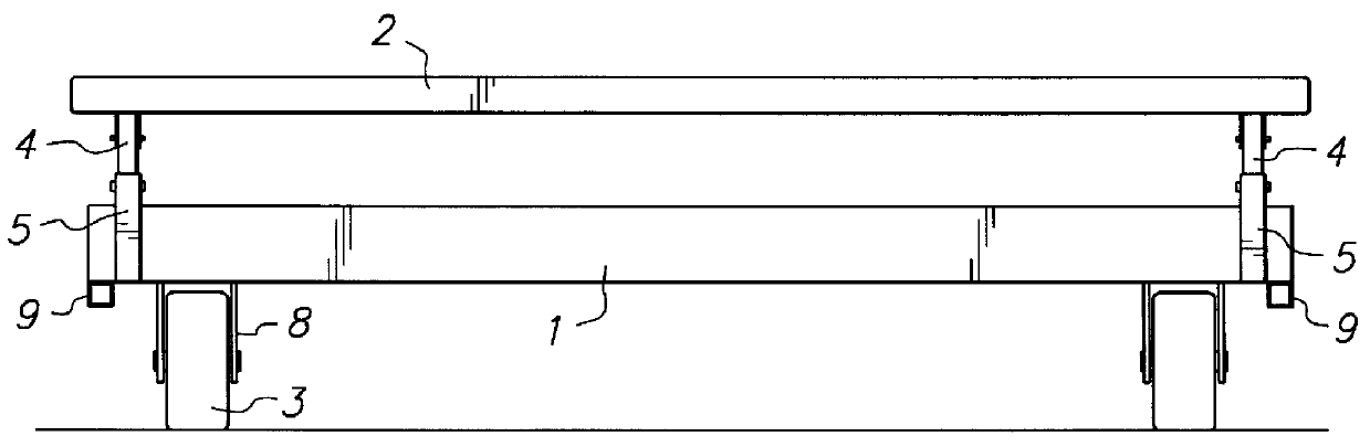 Snowmobile lift cart, and methods of constructing and utilizing same