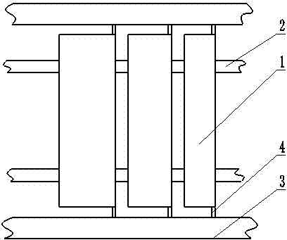 Slotted floor structure for sheep house