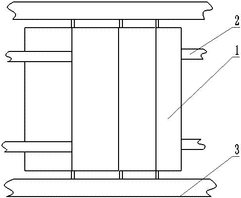 Slotted floor structure for sheep house