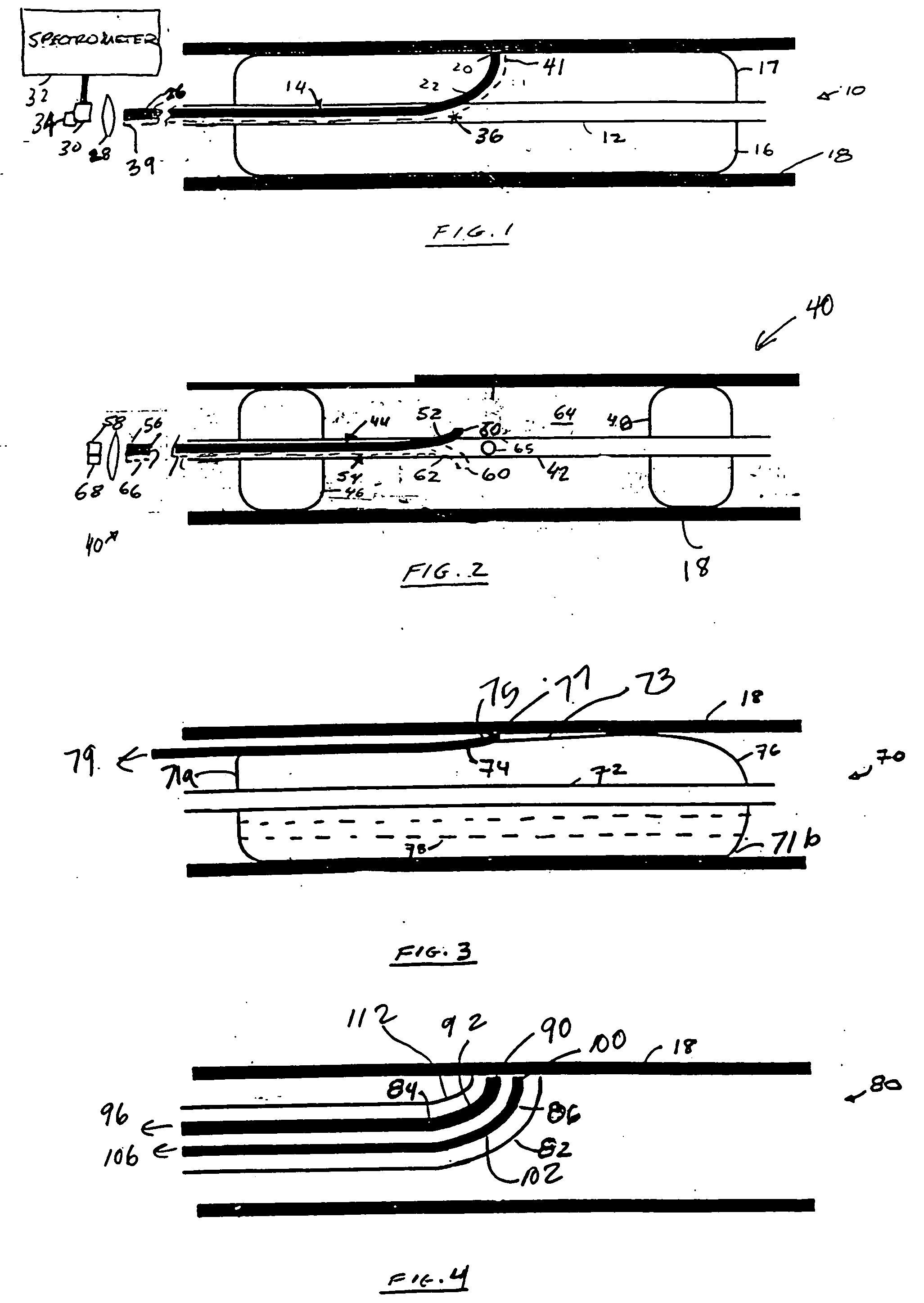 Infrared endoscopic balloon probes